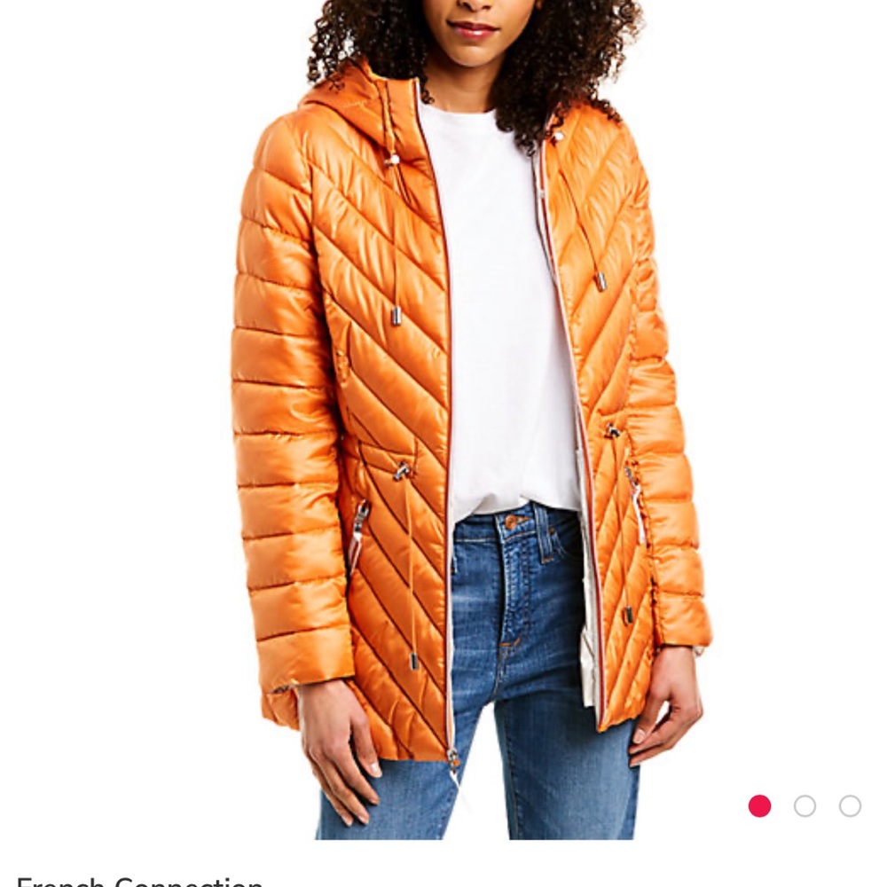 French Connection Packable Puffer Anorak Jacket